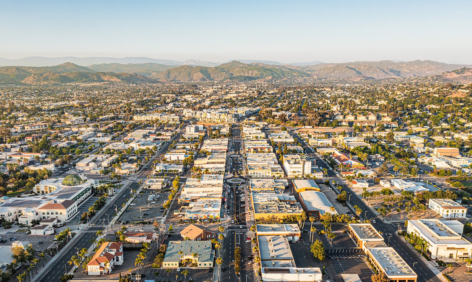 Historic downtown Escondido along Grand Avenue